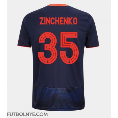Camiseta Nottingham Forest Oleksandr Zinchenko #35 Tercera Equipación 2025-26 manga corta Camiseta Nottingham Forest Oleksandr Zinchenko #35 Tercera Equipación 2025-26 manga corta